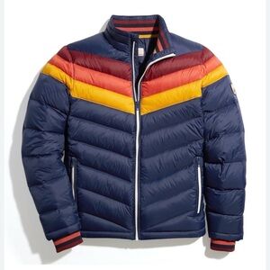Marine Layer Navy Down Puffer Jacket
